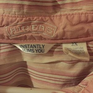 Slimming button down shirt Size 2x